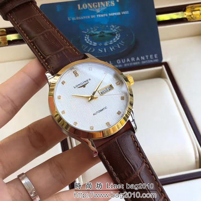 LONGINES浪琴 新款獨家首發 簡約時尚精品男士腕表 WSS1551